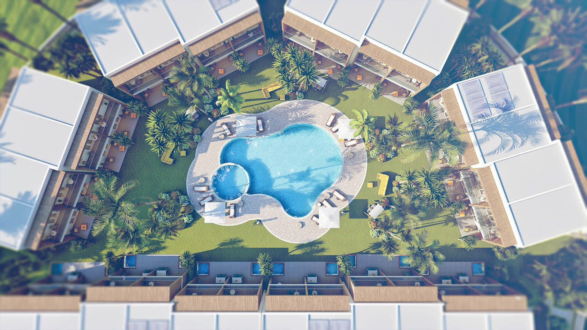 Video rendering 3D: prospetto villette residenziali stile Manhattan e Queens — ADDING Studios