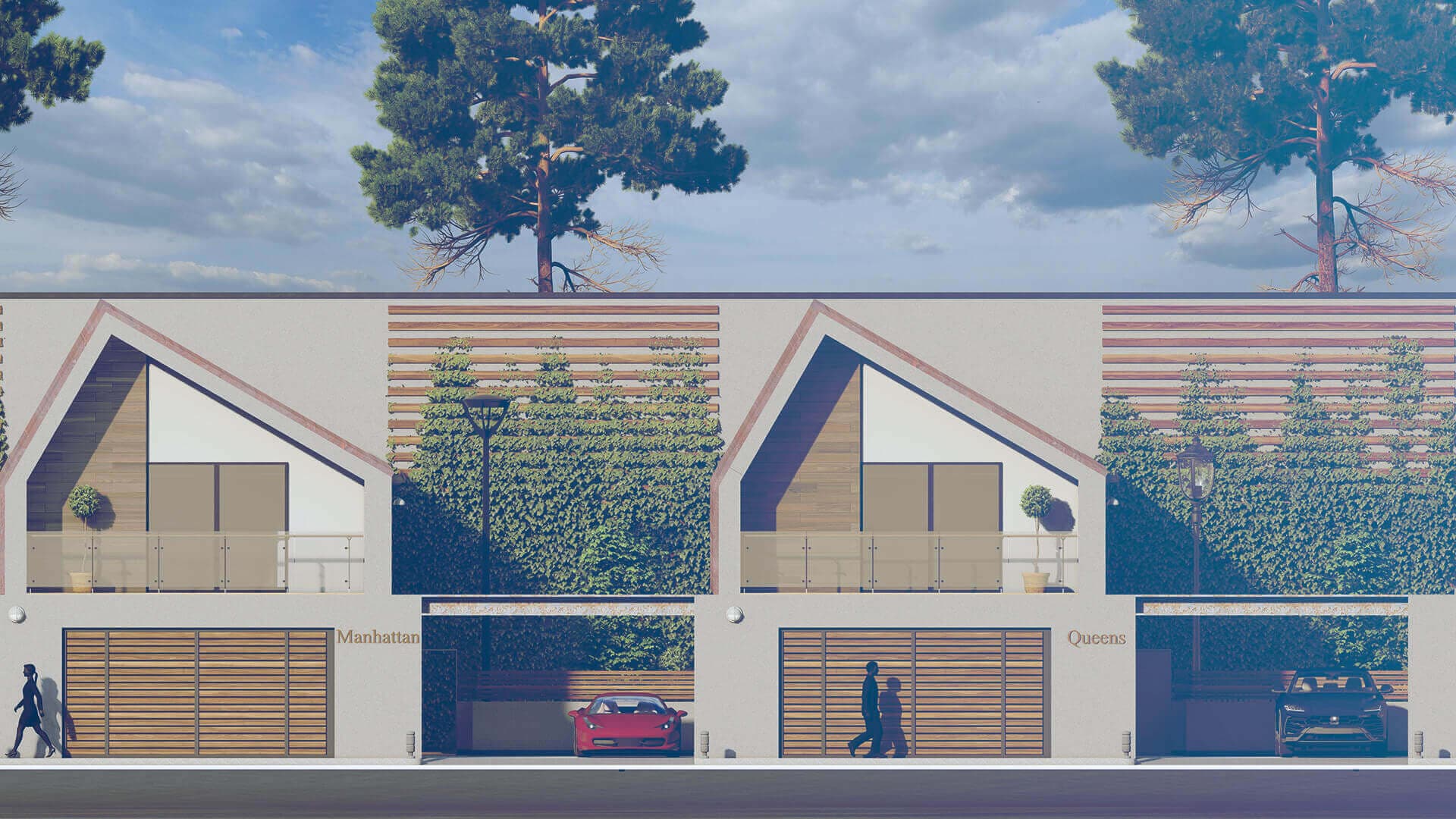 Video rendering 3D: loft industrial 360° con parete di mattoni — ADDING Studios